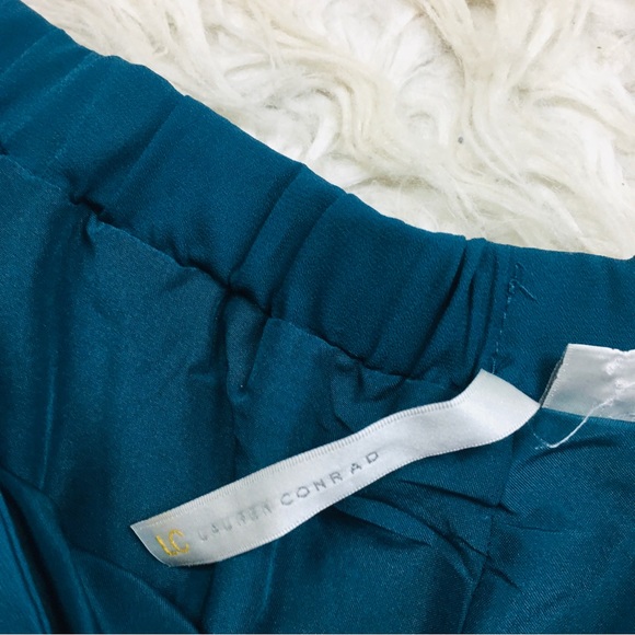 Lc Lauren Conrad Scalloped With Pockets Lazer Cut Shorts Teal Size XL - Picture 11 of 12